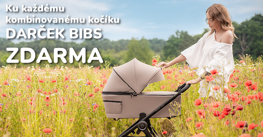 Ku každému kombinovanému kočíku darček BIBS zdarma