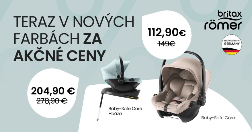 Britax Romer Baby-Safe Core za akčnú cenu!