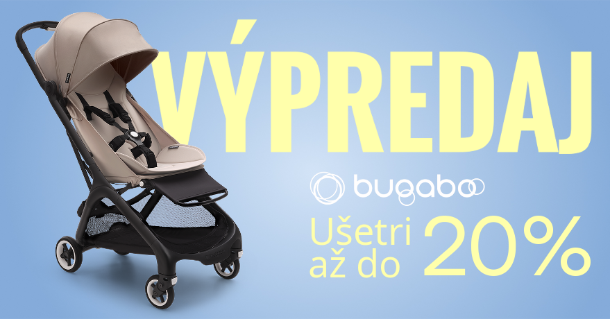 Bugaboo letný výpredaj, ušetri až do 20%