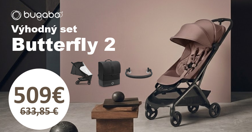 Bugaboo Butterfly 2 výhodne – len za 509 €
