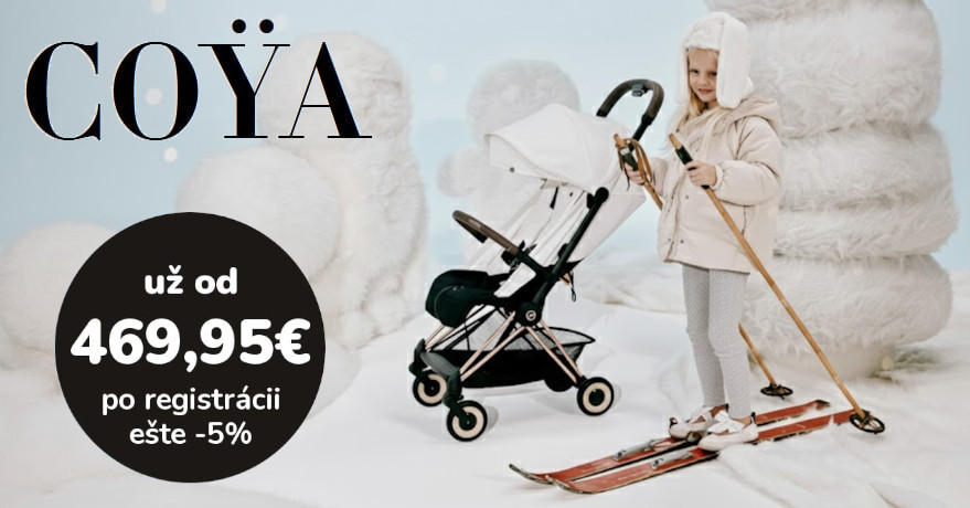 Elegantný, ľahký a pripravený na každé dobrodružstvo - Cybex Coya teraz už od 469,95 €