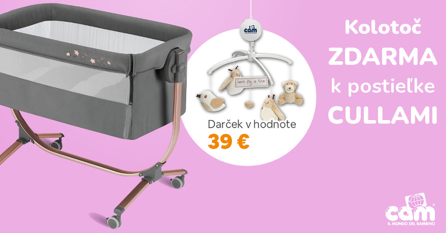 Kolotoč ZDARMA k postieľke Cam Cullami