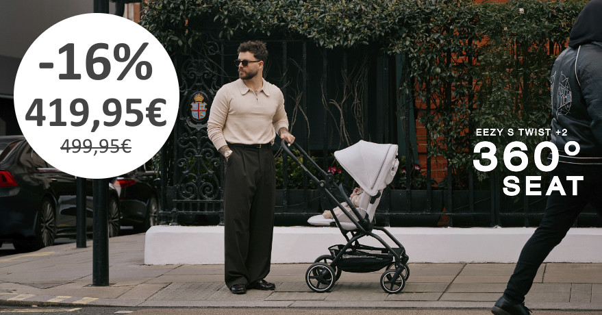 Obľúbený Cybex Eezy S Twist+2 teraz za zvýhodnenú cenu 419,95€