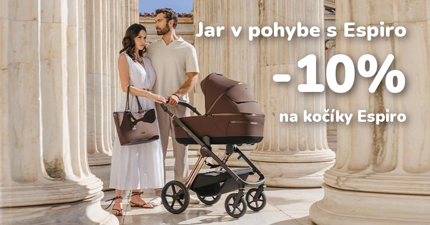 Jar v pohybe s Espiro. -10% na kočíky