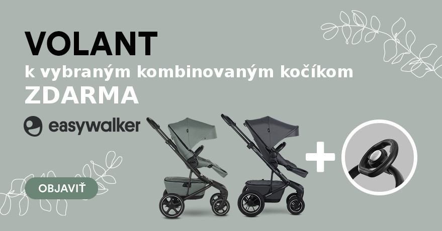 easywalker Jimmey a Harvey5 + volant ZDARMA