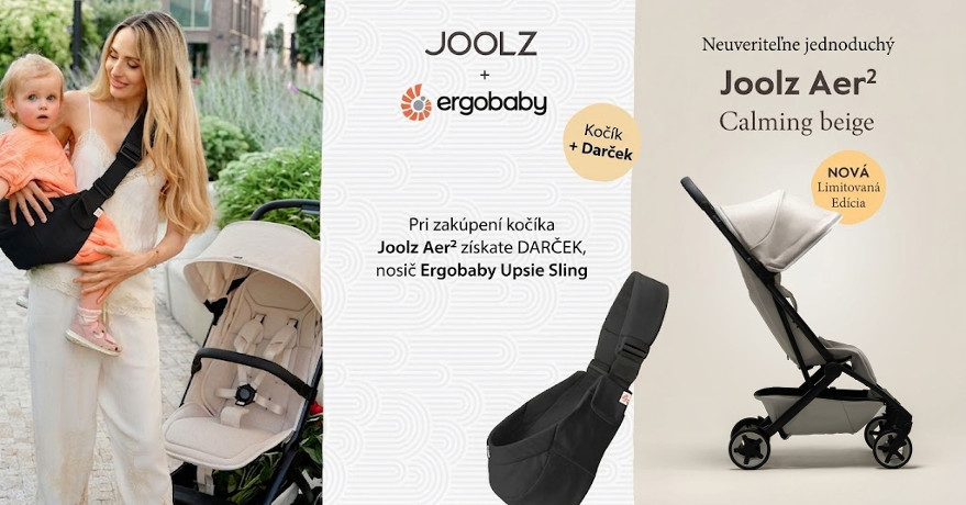 Výhodný set Joolz Aer2 + nosič Ergobaby Upsie