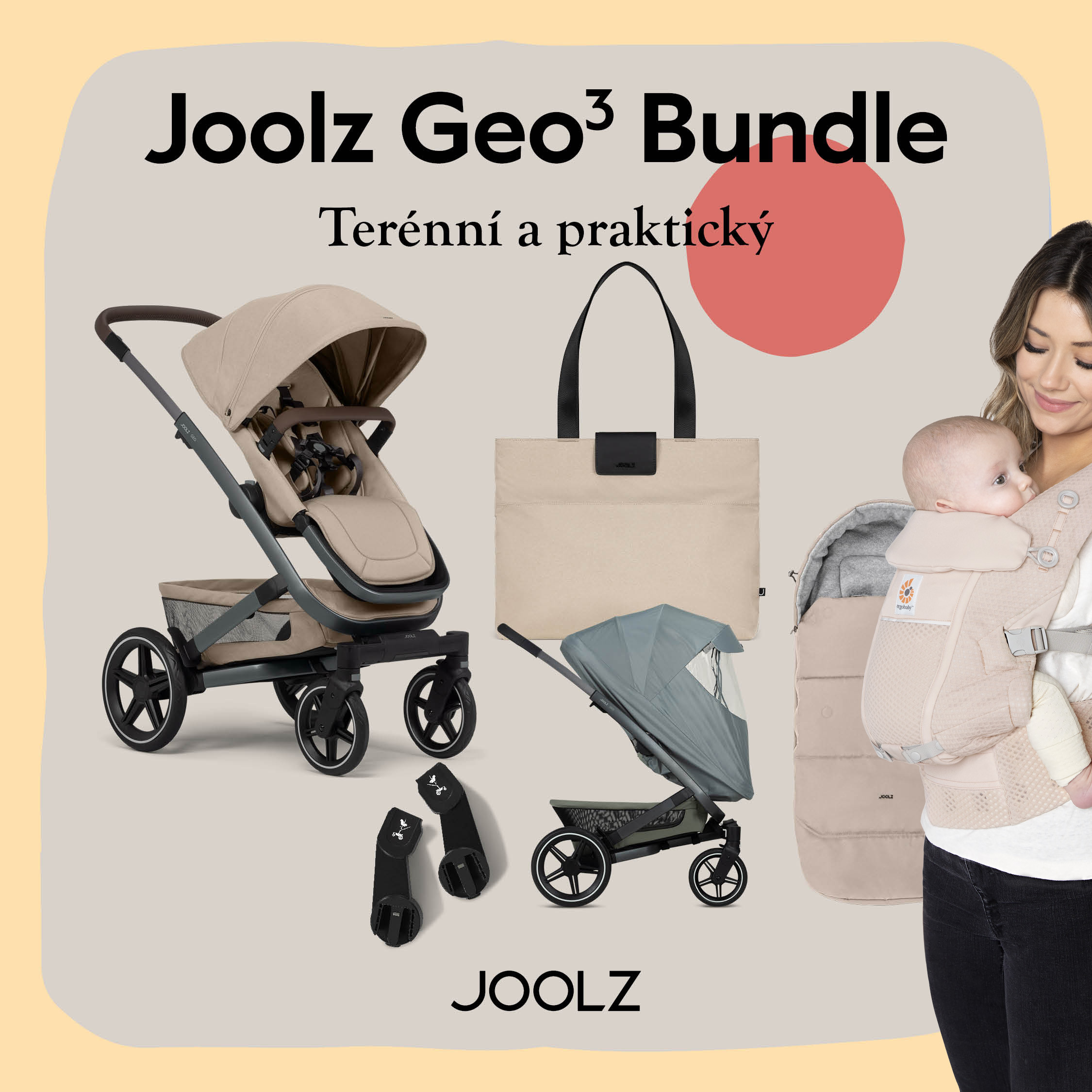 Joolz Geo3 + darčeky + Ergobaby nosič ZDARMA