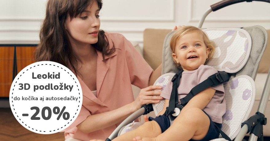 3D priedušné podložky Leokid -20%