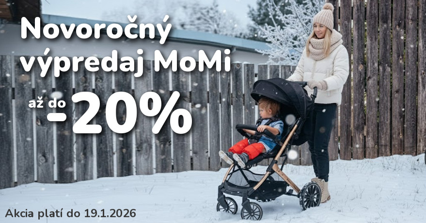 Začnite rok štýlovo s novoročným výpredajom MoMi