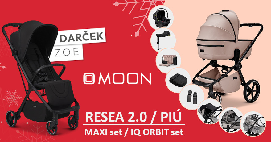 Moon sety MAXI a ORBIT + kočík Zoe ZDARMA!