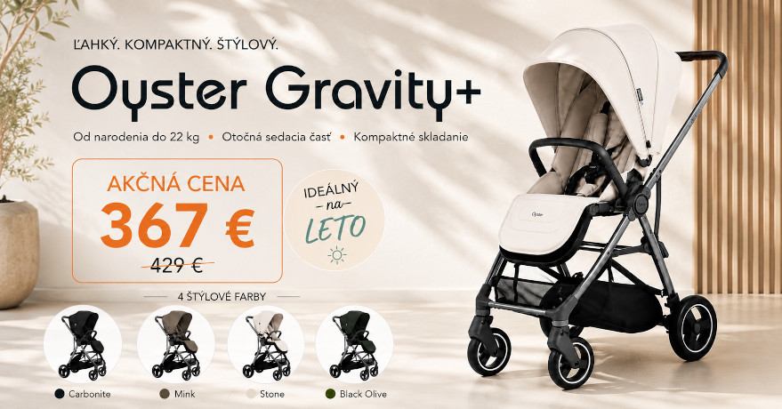 Oyster Gravity Plus za akčnú cenu 367€