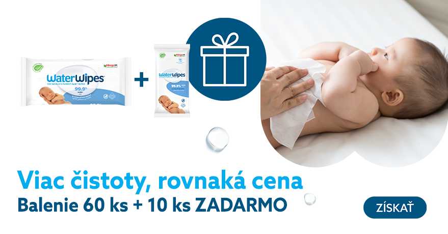 Akcia Waterwipes 60+10 zdarma