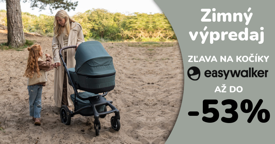 Zimný výpredaj! Zľava na Easywalker až do -53%