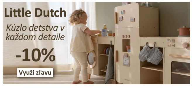Zľava -10% na produkty Little Dutch