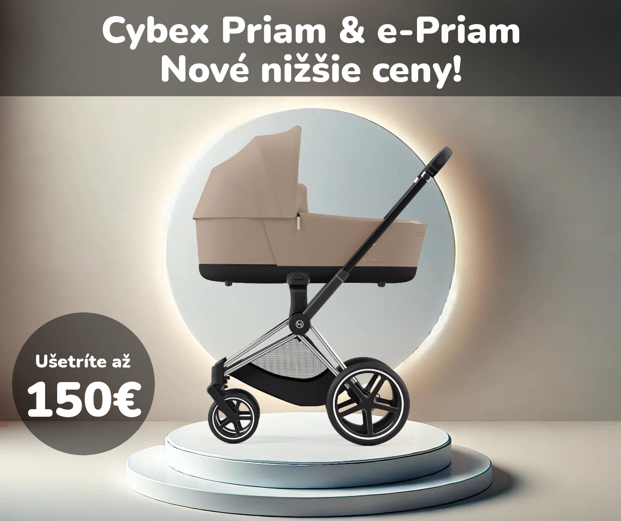 Nové nižšie ceny na Cybex Priam a e-Priam