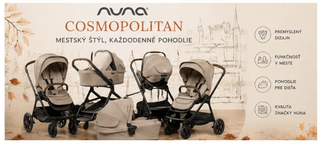 Prémiová kolekcia Nuna Cosmopolitan