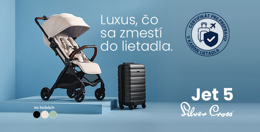 Letné novinky pre dovolenkovú sezónu 2025 - Silver Cross Jet 5