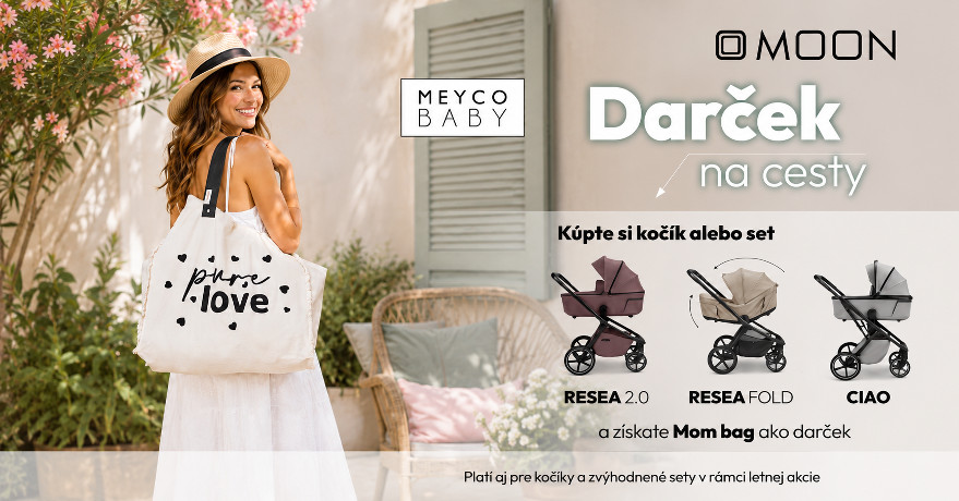 Moon – Darček na cesty: Mom Bag ZDARMA + letné zľavy až -15 %