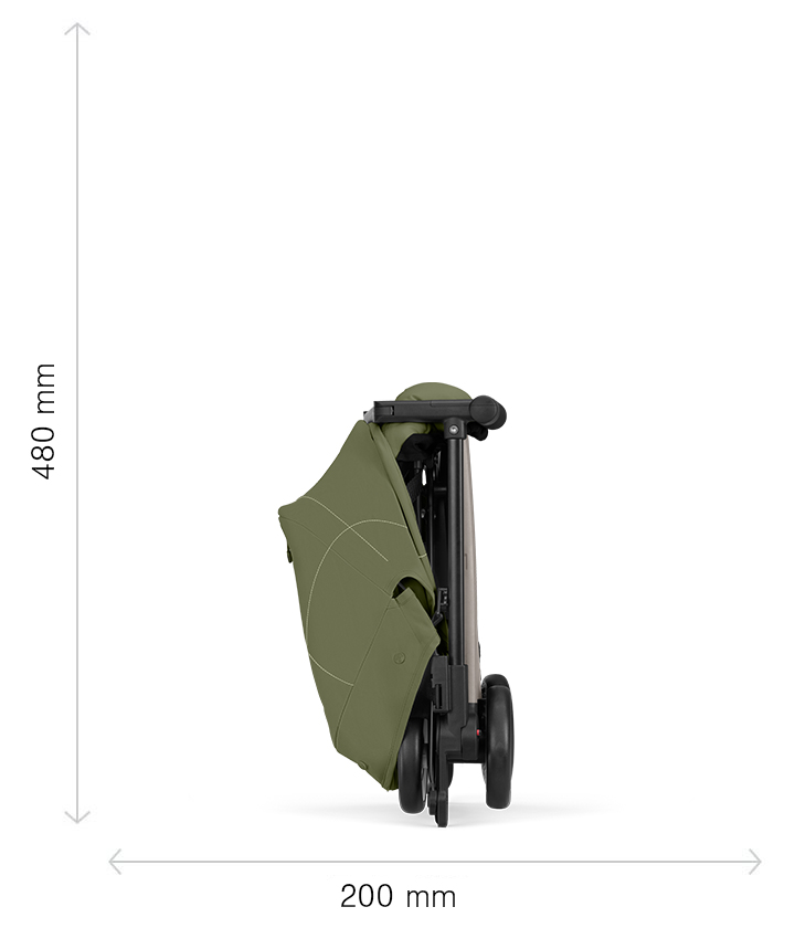 Cybex Libelle rozmery zloženého kočíka