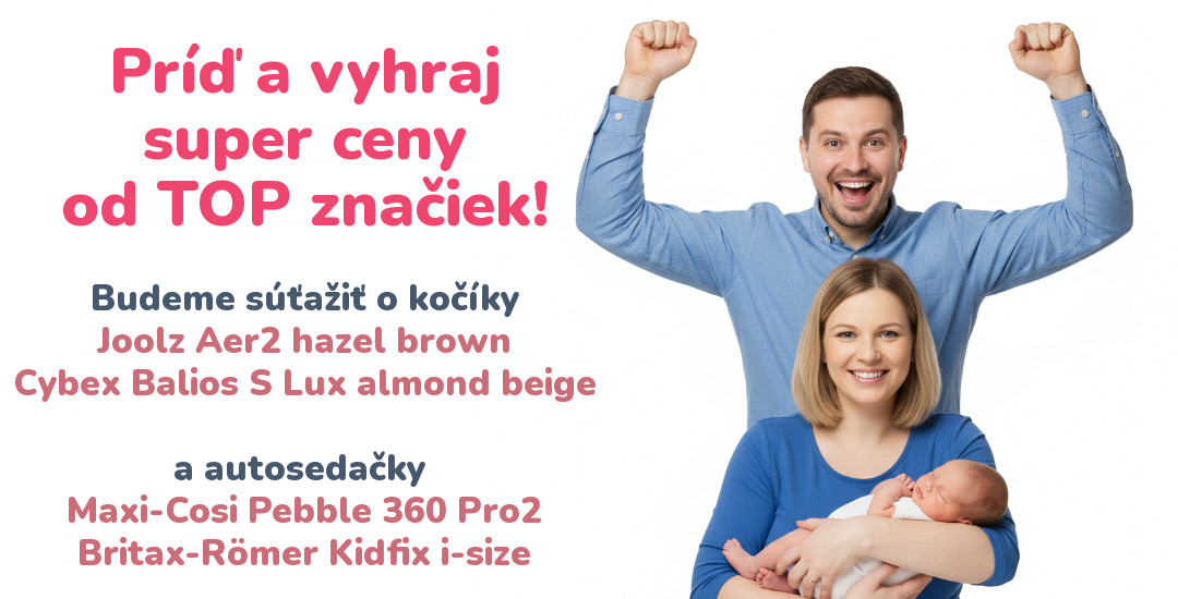 Príď na MAMADAY a vyhraj super ceny od TOP značiek!