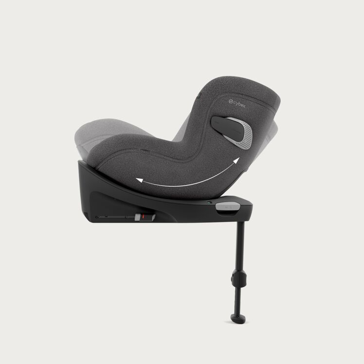 Cybex Sirona Ti - 5 polôh sklopenia v každom smere jazdy