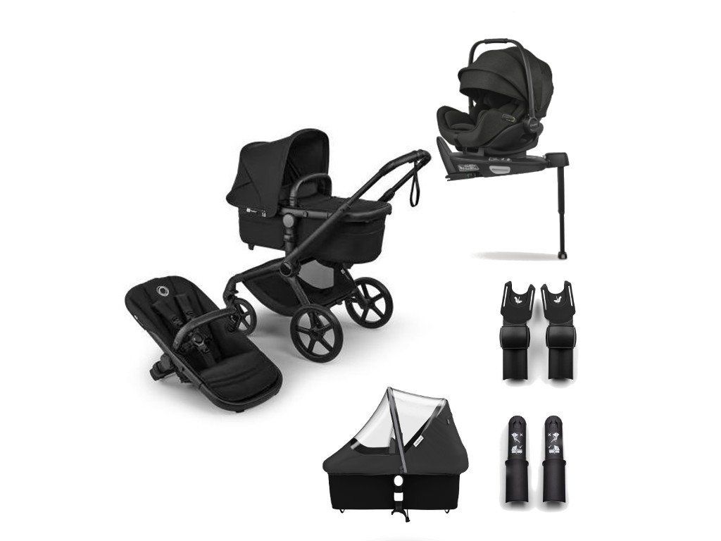 Bugaboo výhodný set Fox 5 RENEW s Bugaboo Otter, Black/Heritage black - 1
