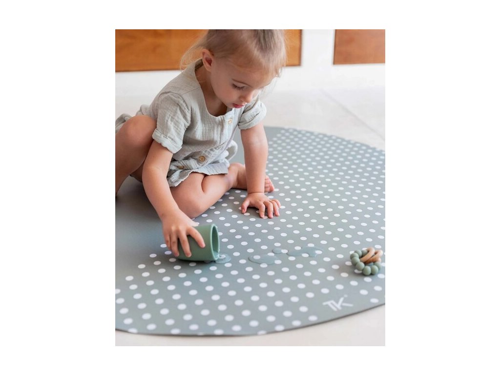 Toddlekind Splat Mat in Spotted Clay