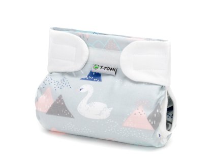 T-TOMI Ortopedické abdukčné nohavičky PLUS - suchý zips Swan (5-9kg)