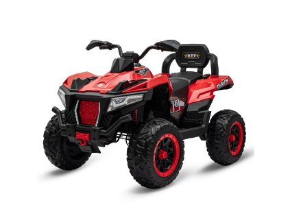 Detská elektrická štvorkolka Baby Mix RAVE 4x4 červená - 56799