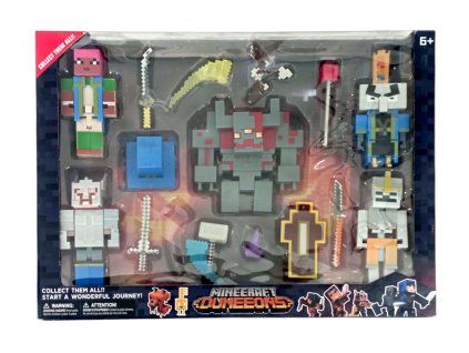 FIBH1950A kolekce figurek minecraft duneons 16ks