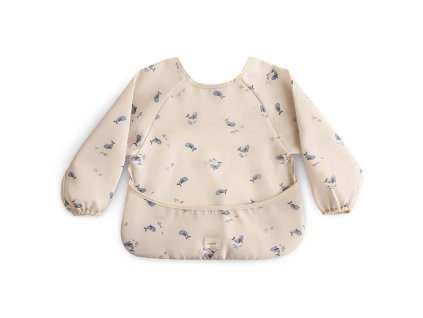 Long Sleeve Bib Whales p