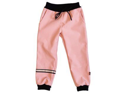 10050 softshellove nohavice pink black