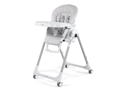 Peg Perego Prima Pappa Follow Me Linear Grey + hrazda zadarmo