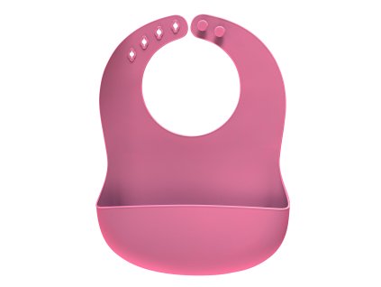 Reer Podbradník silikónový Eat'n Tidy ružový