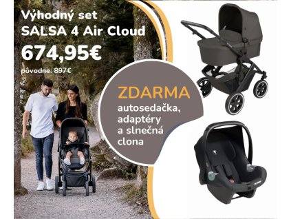 ABC Design Salsa 4 Air cloud 2025 + autosedačka zadarmo