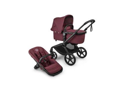 Bugaboo Fox 5 RENEW Complete, Black/Dark Cherry - 1