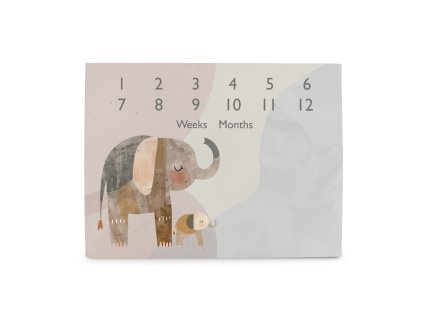CEBA Podložka míľniková na fotenie (92x72) Basic Elephant Family