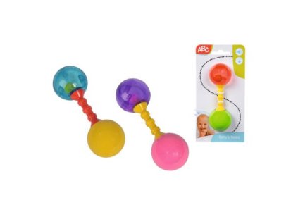 ABC prvá hrkálka 13,5 cm, 2 druhy