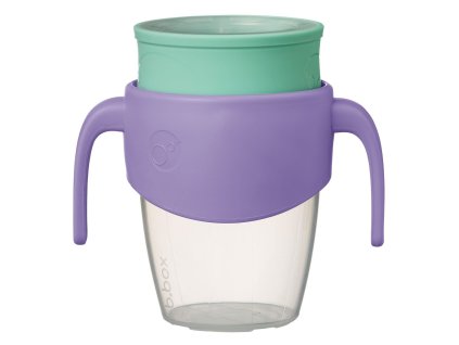 360° netekúci učiaci hrnček 250 ml - lilac pop
