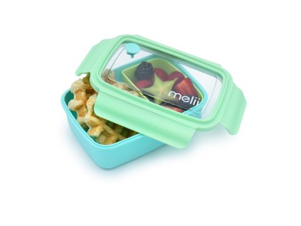 Bento Box krabička na desiatu 880 ml - modrá