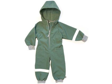 10107 softshellova kombineza green grey