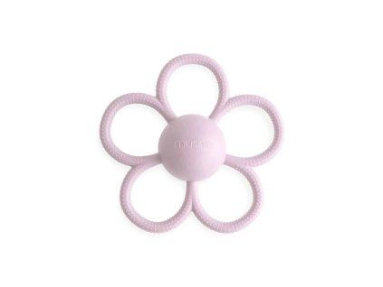 Daisy Rattle Teether Soft Lilac p