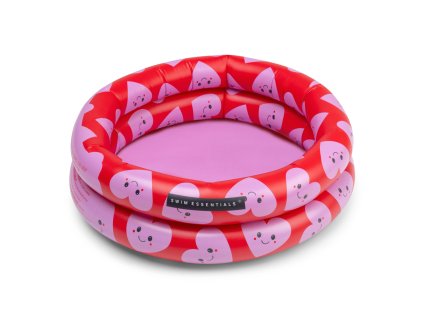 Nafukovací bazén pre deti Hearts red 60 cm