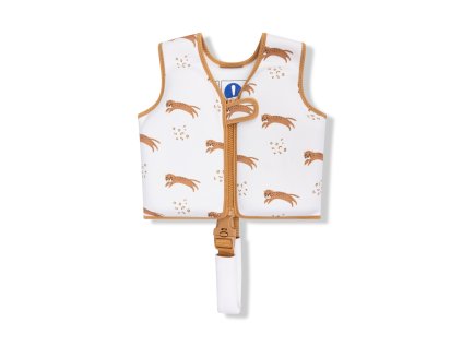 Plávacia vesta pre deti Brown Leopard 1-2 roky