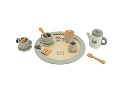 label label cajovy set olive green