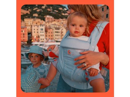 ERGOBABY | OMNI DELUXE Coton - Serene Blue Flowers