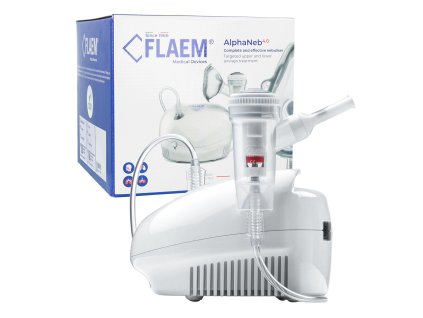 Flaem Alphaneb 4.0 Pneumatický piestový inhalátor s nebulizérom RF9
