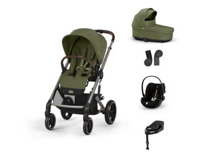 Cybex Balios S LUX, bundle set M 2025, moss green