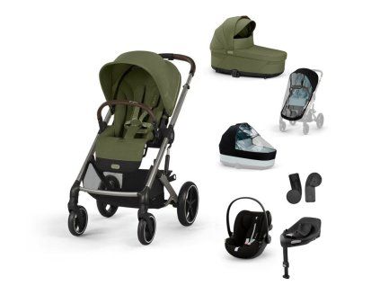 Cybex Balios S LUX, bundle set XL 2025, moss green