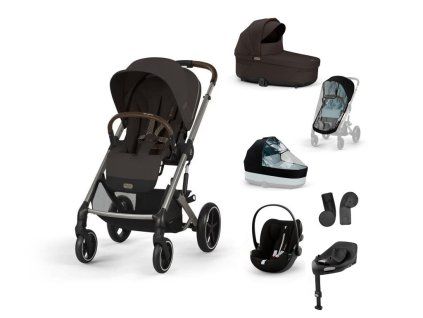Cybex Balios S LUX, bundle set XL 2025, chocolate brown